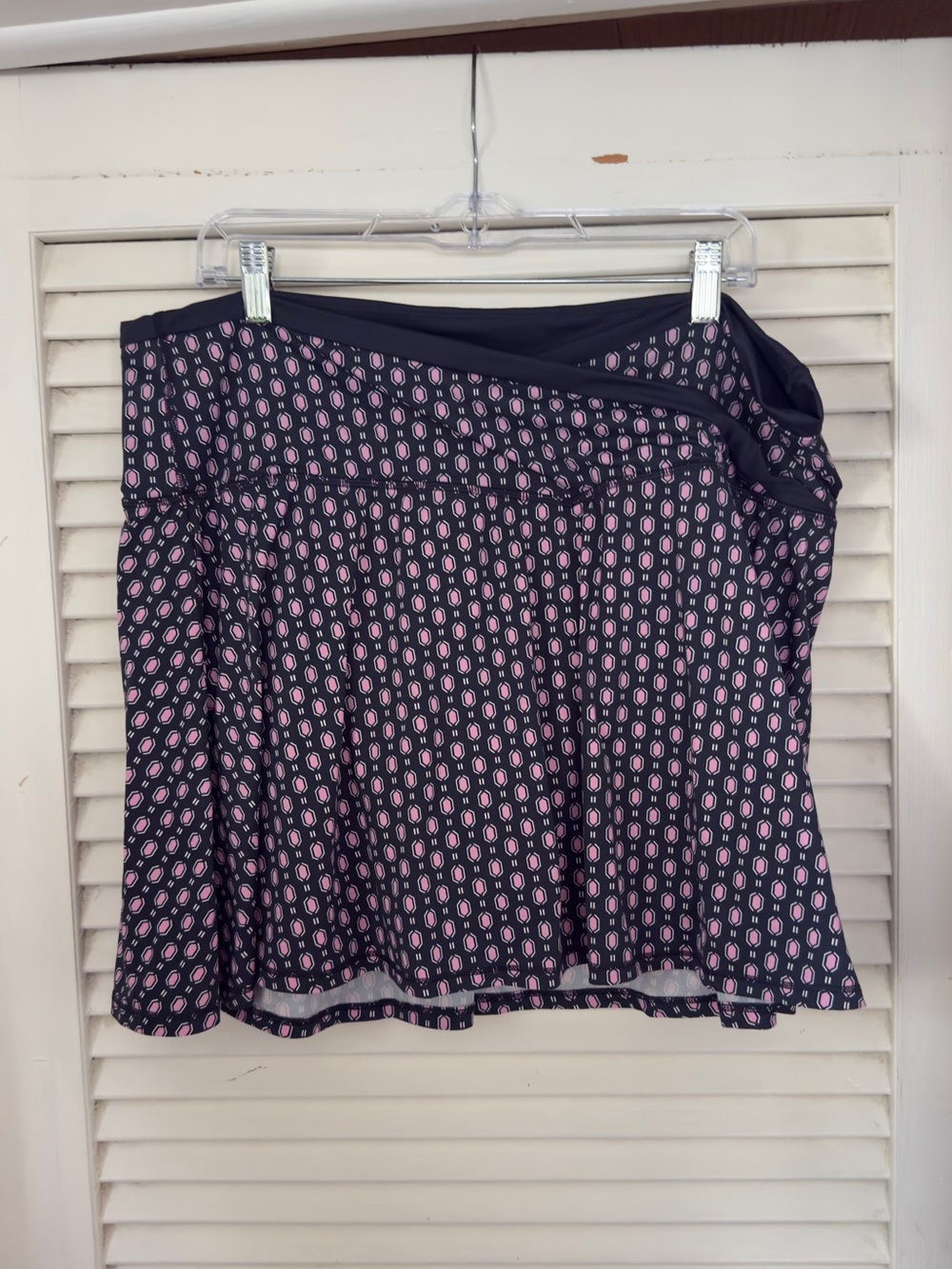 All In Motion Navy & Pink Cross Waist Skort Size 2X Athleisure